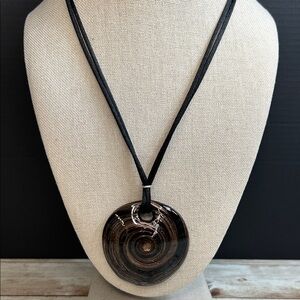 Dyadema Murano Glass Pendant Necklace